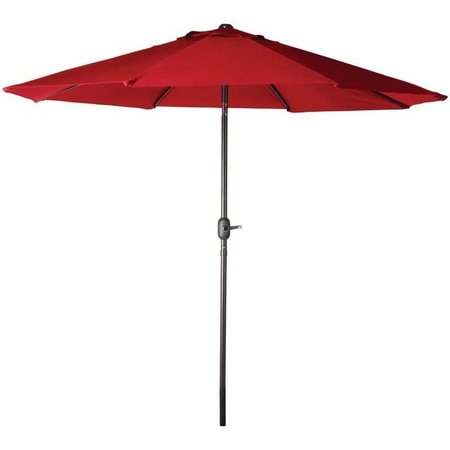 SEASONAL TRENDS Crank Umbrella, 929 in H, 1079 in W Canopy, 1079 in L Canopy, Round Canopy, Steel Frame 60034